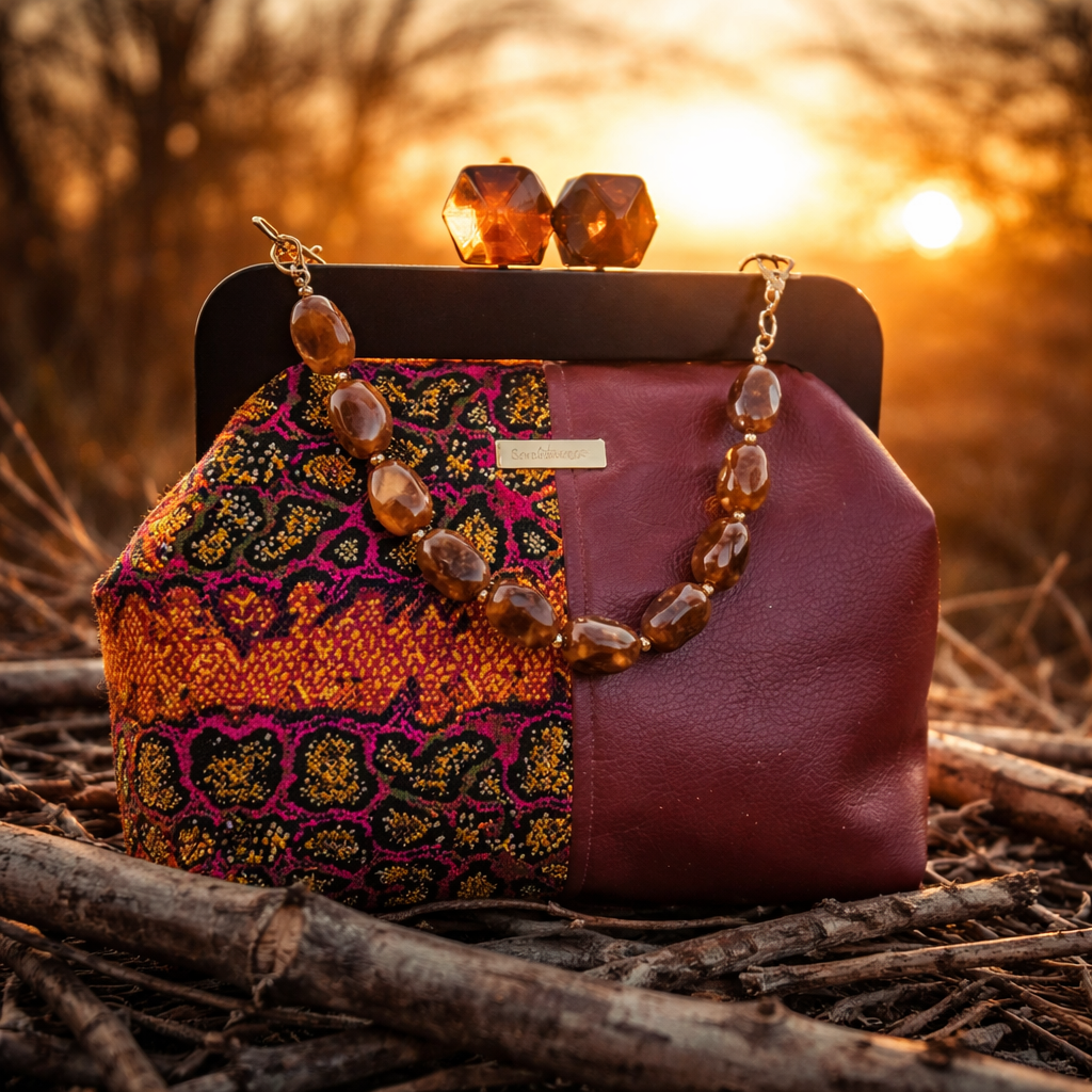 Sac CHUITY rouge bordeau